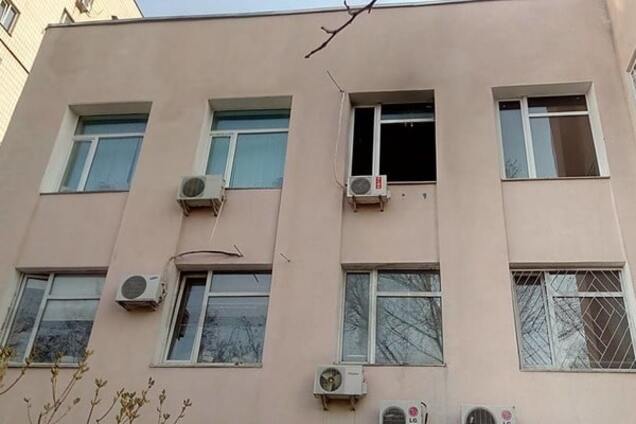 Пожар в Голосеевском суде