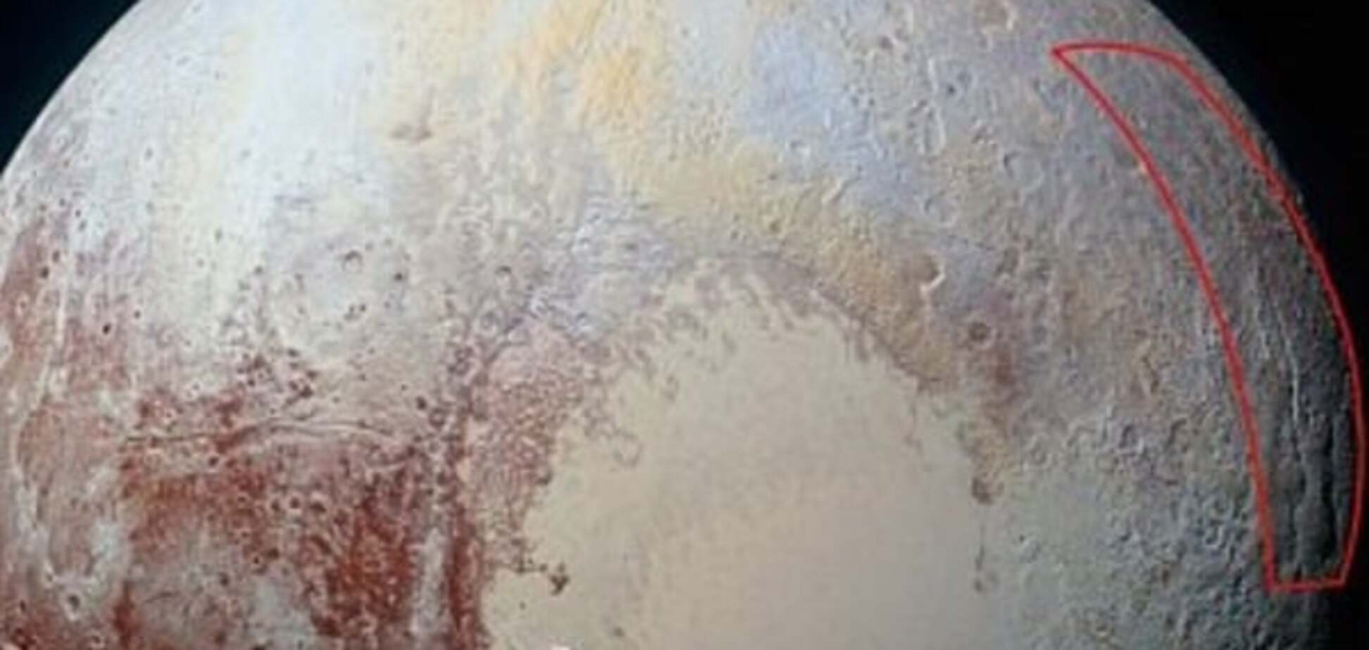 На Плутоне заметили гигантского 'ледяного паука': опубликовано фото