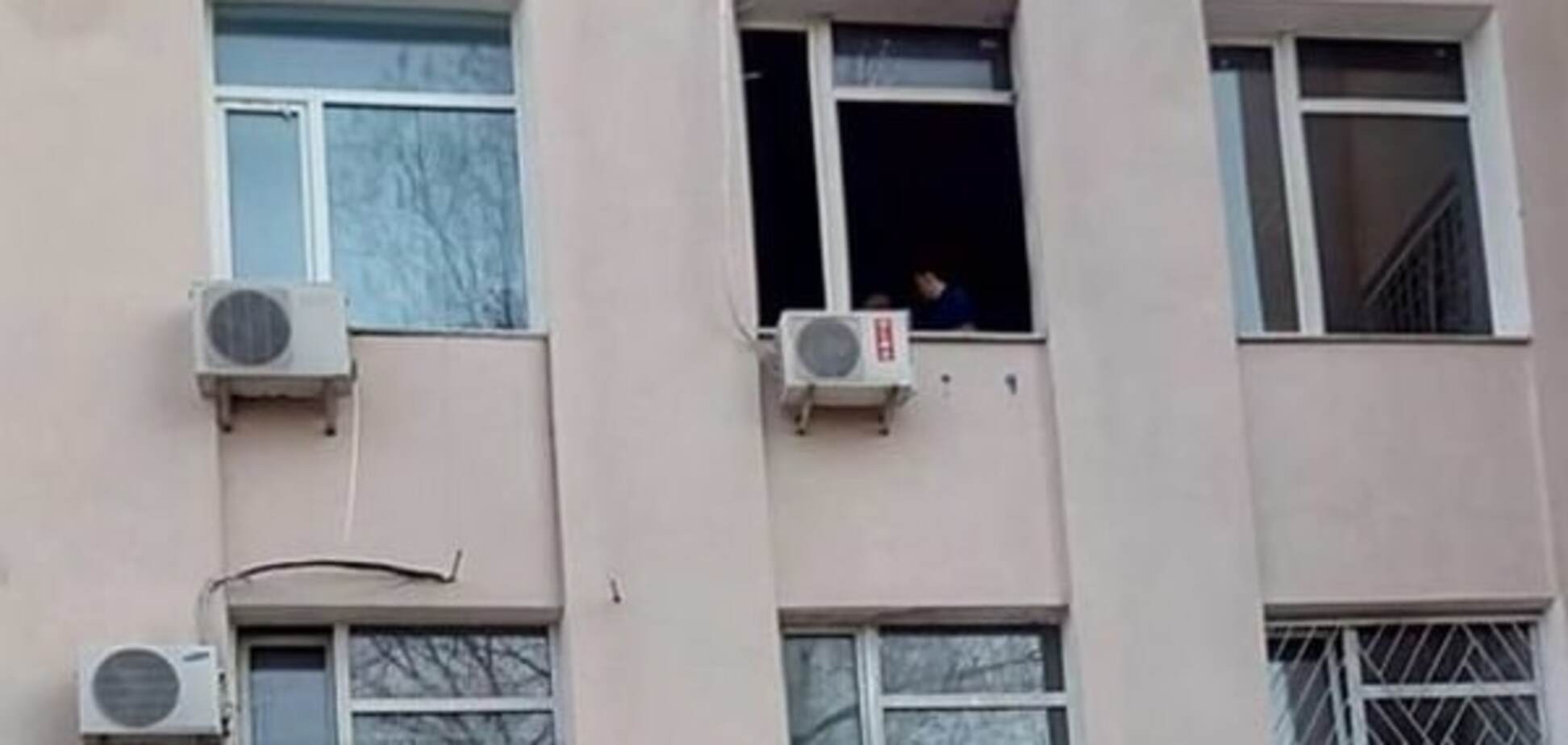 Пожар в Голосеевском суде