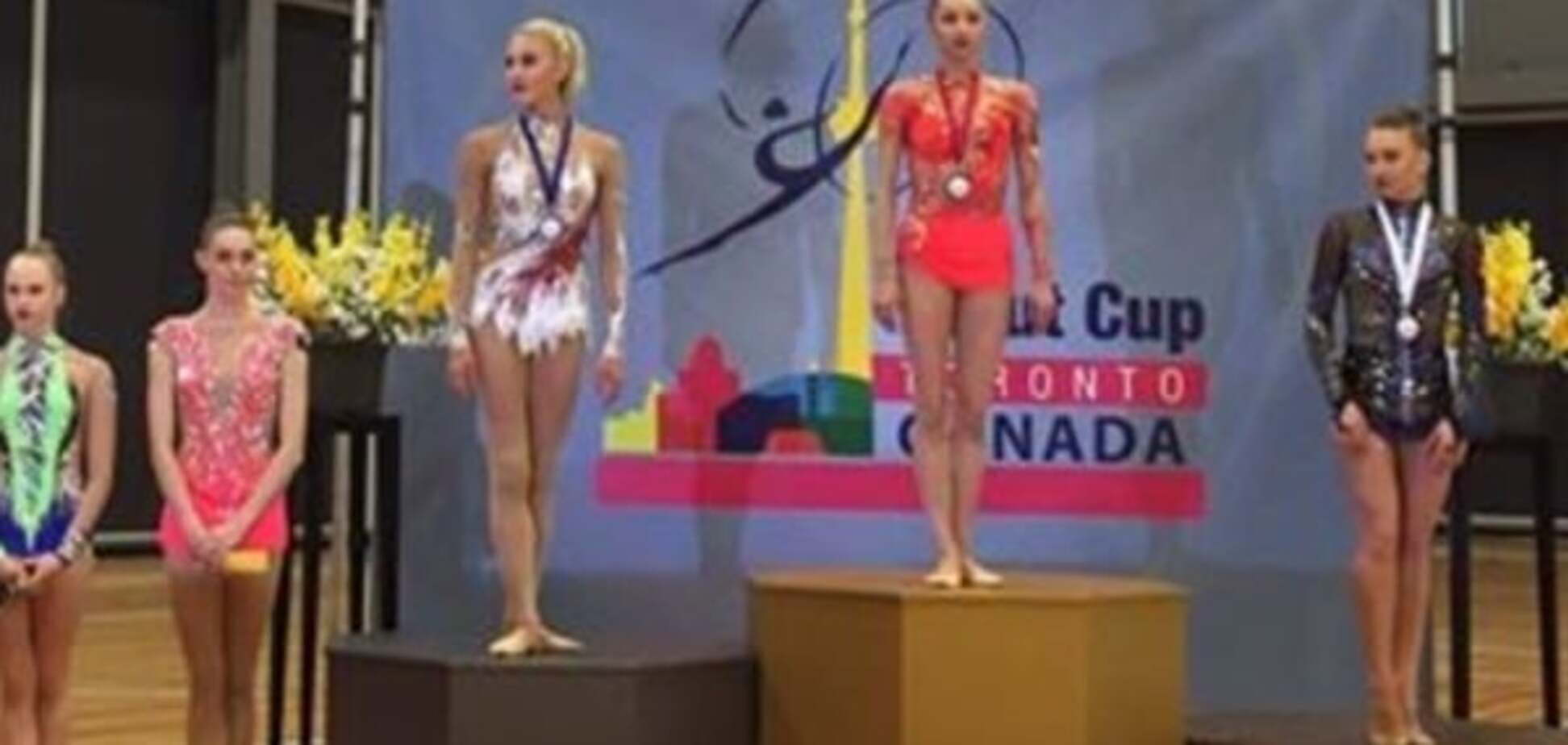 Українка виграла три 'золота' на престижному турнірі з художньої гімнастики