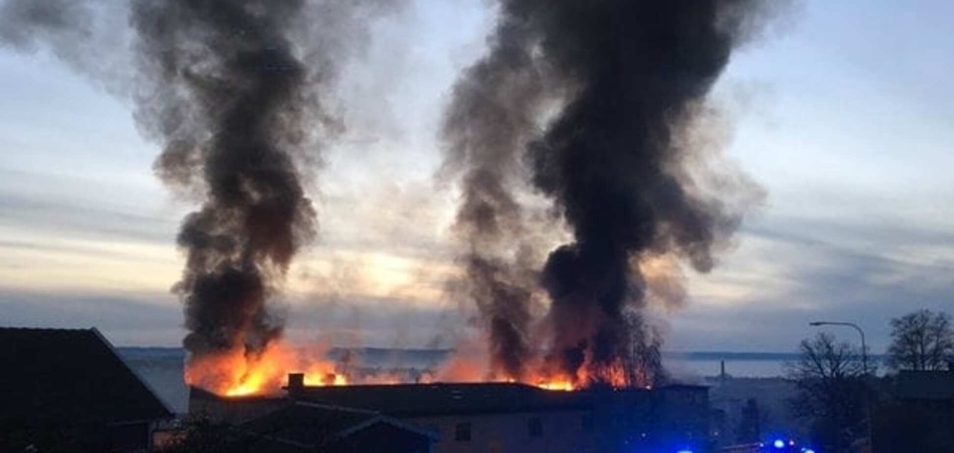 Пожар в Хускварне (Швеция)