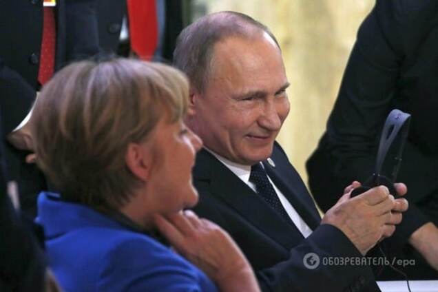 Меркель и Путин