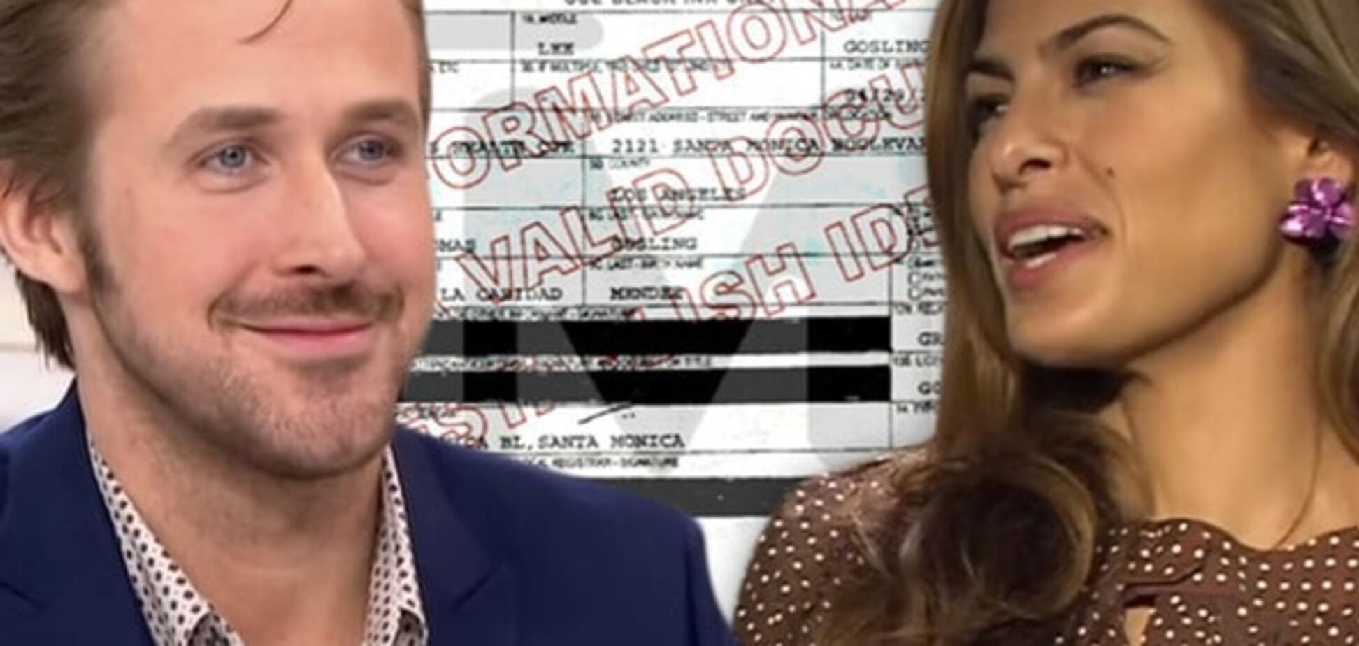 Ева Мендес и Райан Гослинг