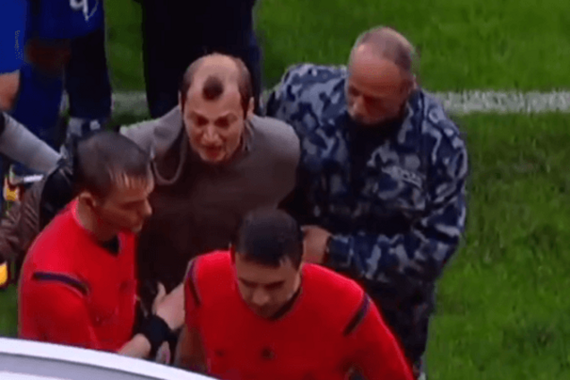 Заря – Днепр видео драки