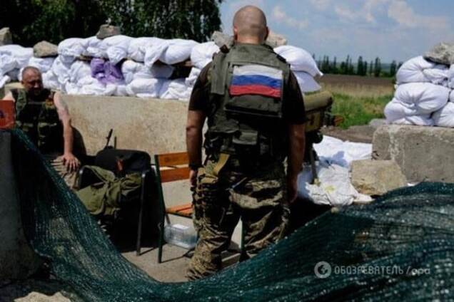 Российские военные на Донбассе