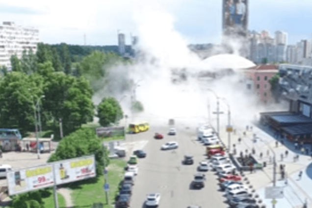 Прорыв трубопровода