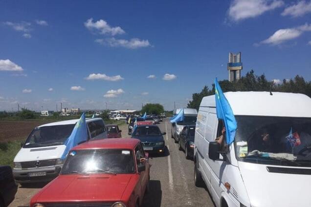 Участники автопробега