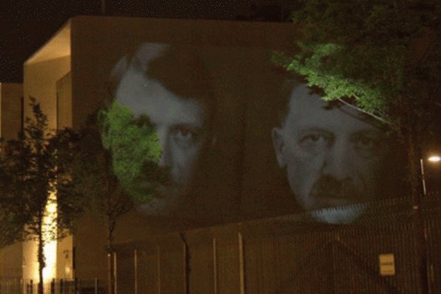 Адольф Гитлер и Реджеп Эрдоган