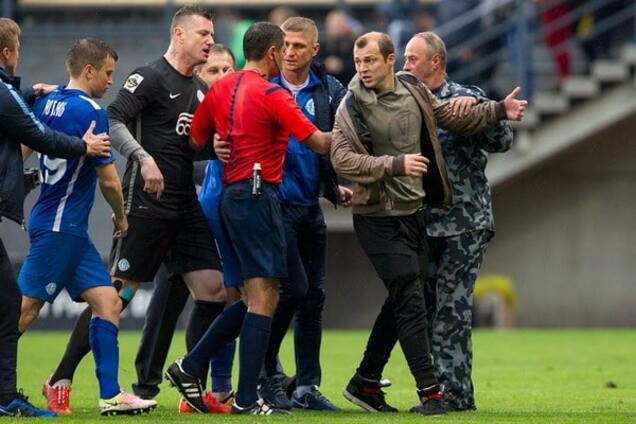 Зозуля ударил судью