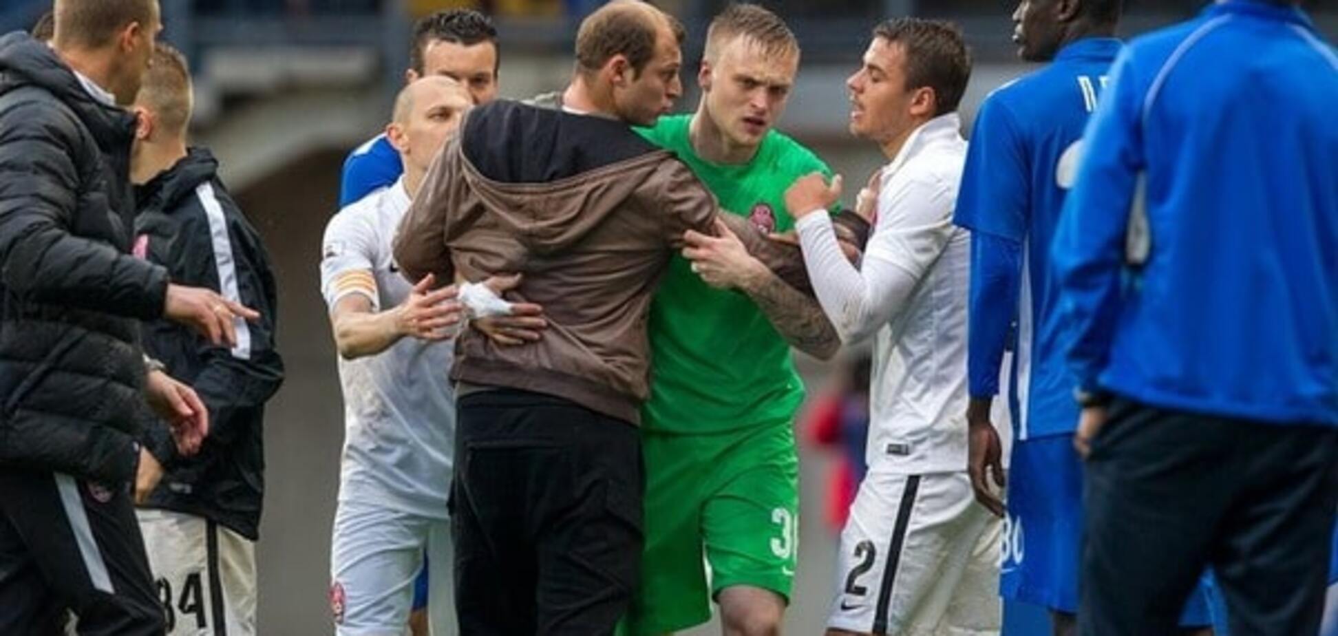 Заря – Днепр драка