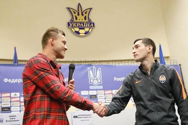 Фото дня: Степаненко и Ярмоленко впервые встретились после скандала в матче 'Шахтер' – 'Динамо'