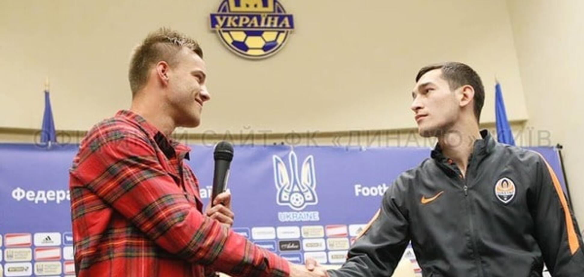 Фото дня: Степаненко и Ярмоленко впервые встретились после скандала в матче 'Шахтер' – 'Динамо'