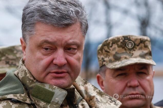Петр Порошенко, Президент, военные, ВСУ