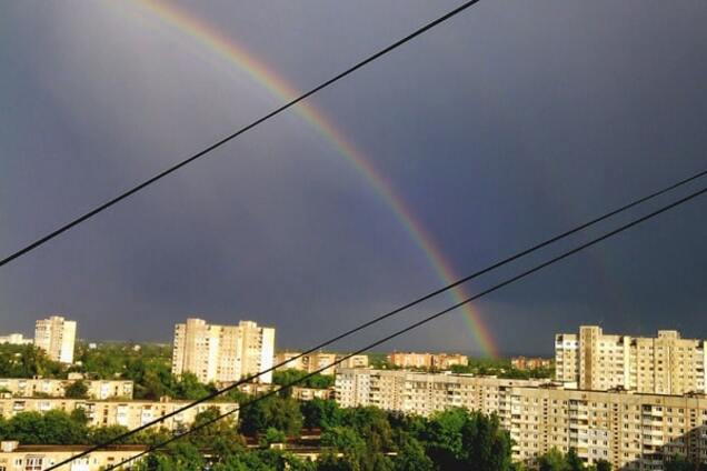 Над Харьковом появилась двойная радуга: опубликованы фантастические фото