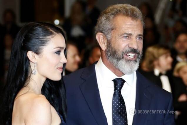 Мел Гибсон с подругой