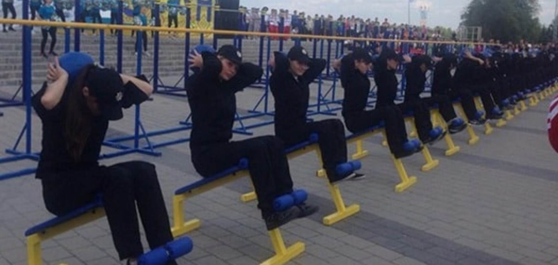 В Днепре копы со всей Украины устроили 'зрелище' не для слабых: опубликованы фото