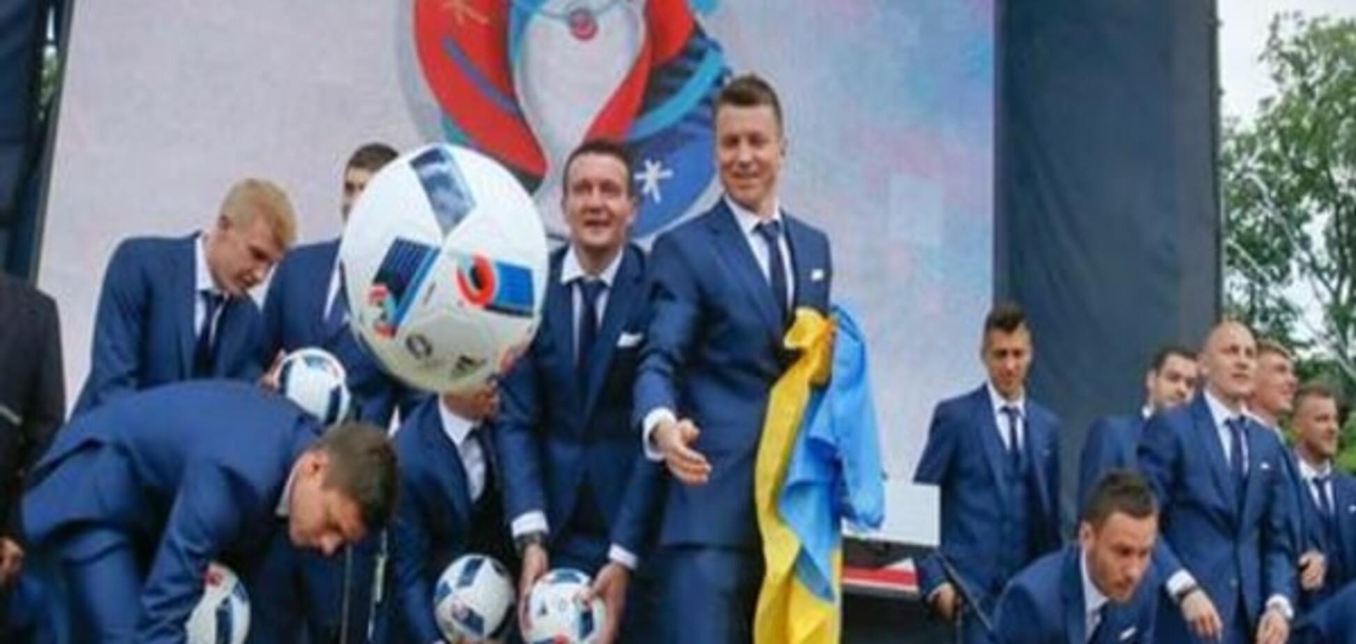 У Києві збірну України урочисто провели на Євро-2016