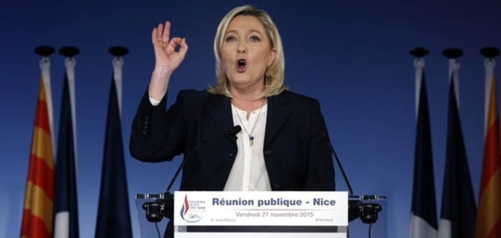Лидер ультраправого «Национального фронта» Франции Марин Ле Пен
