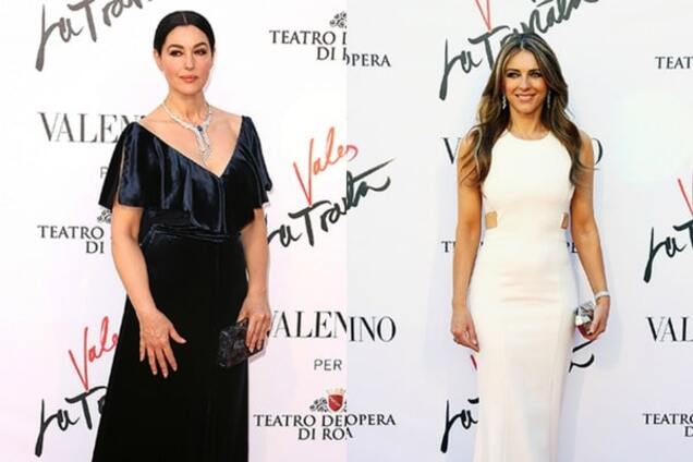 Моника Беллуччи и Лиз Херли