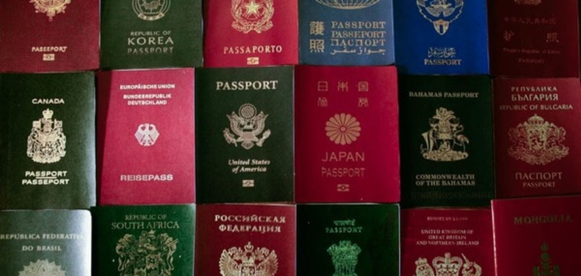 Паспорта разных стран