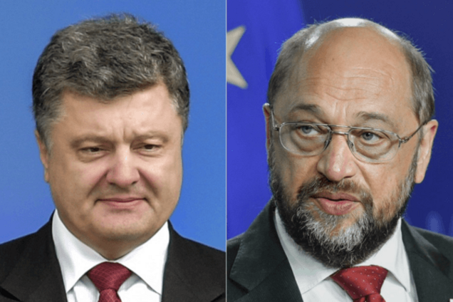 Петр Порошенко, Мартин Шульц