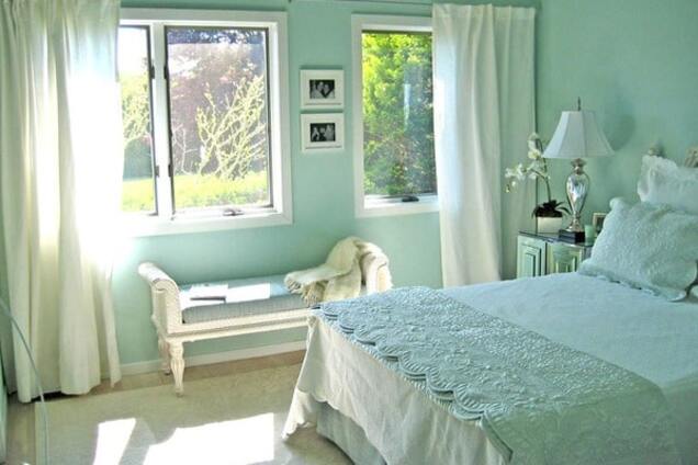 Мятный цвет в интерьере