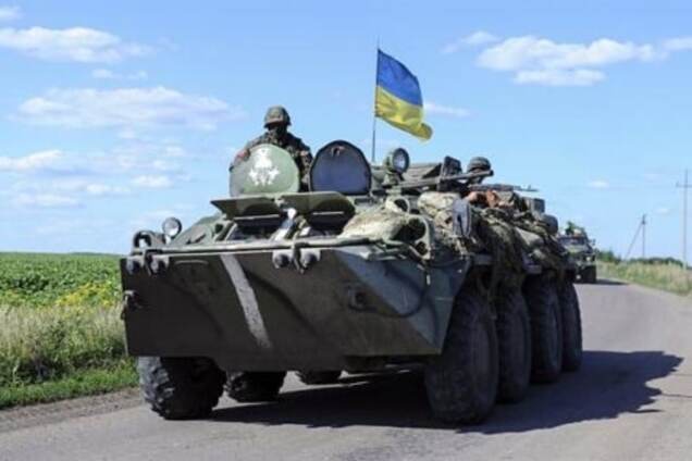 На Донетчине подорвался БТР с украинскими военными: ранены 8 бойцов