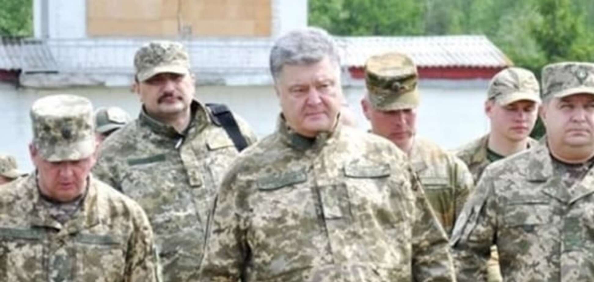Президент Украины на житомирском полигоне. ФОТОРЕПОРТАЖ