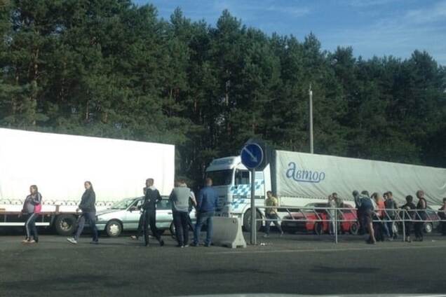 Затор на кордоні