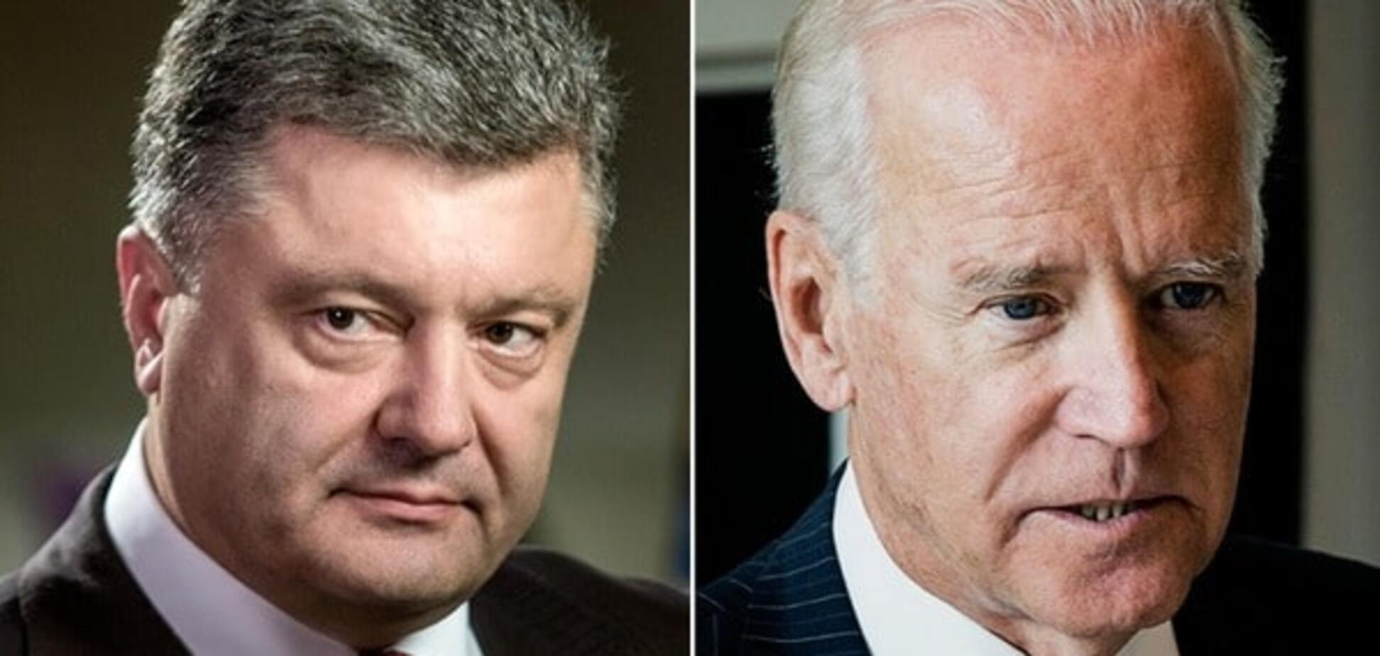 Обсудили Донбасс, Савченко и санкции: стало известно о разговоре Порошенко с Байденом 