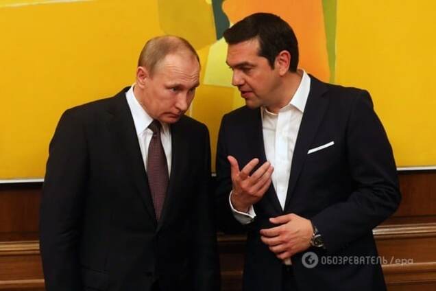 Владимир Путин, Алексис Ципрас