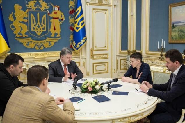 Порошенко и Савченко