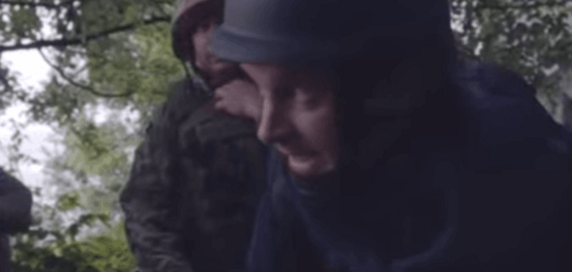 Журналист в промзоне Авдеевки