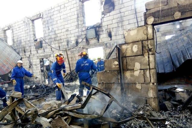 Пожар под Киевом