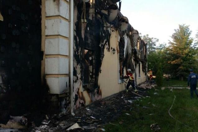 Пожар под Киевом