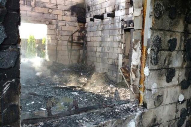 Пожар под Киевом