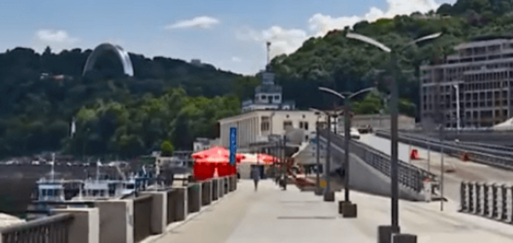 Кадр из видео о Киеве