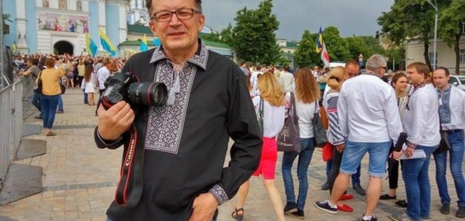 І 'бандерівці' не з'їли: російський блогер прогулявся Києвом у вишиванці