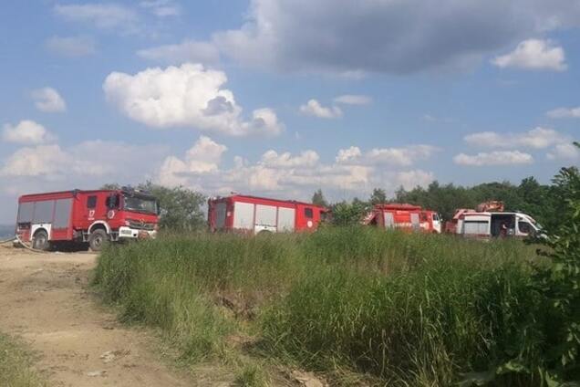 обвал на свалке