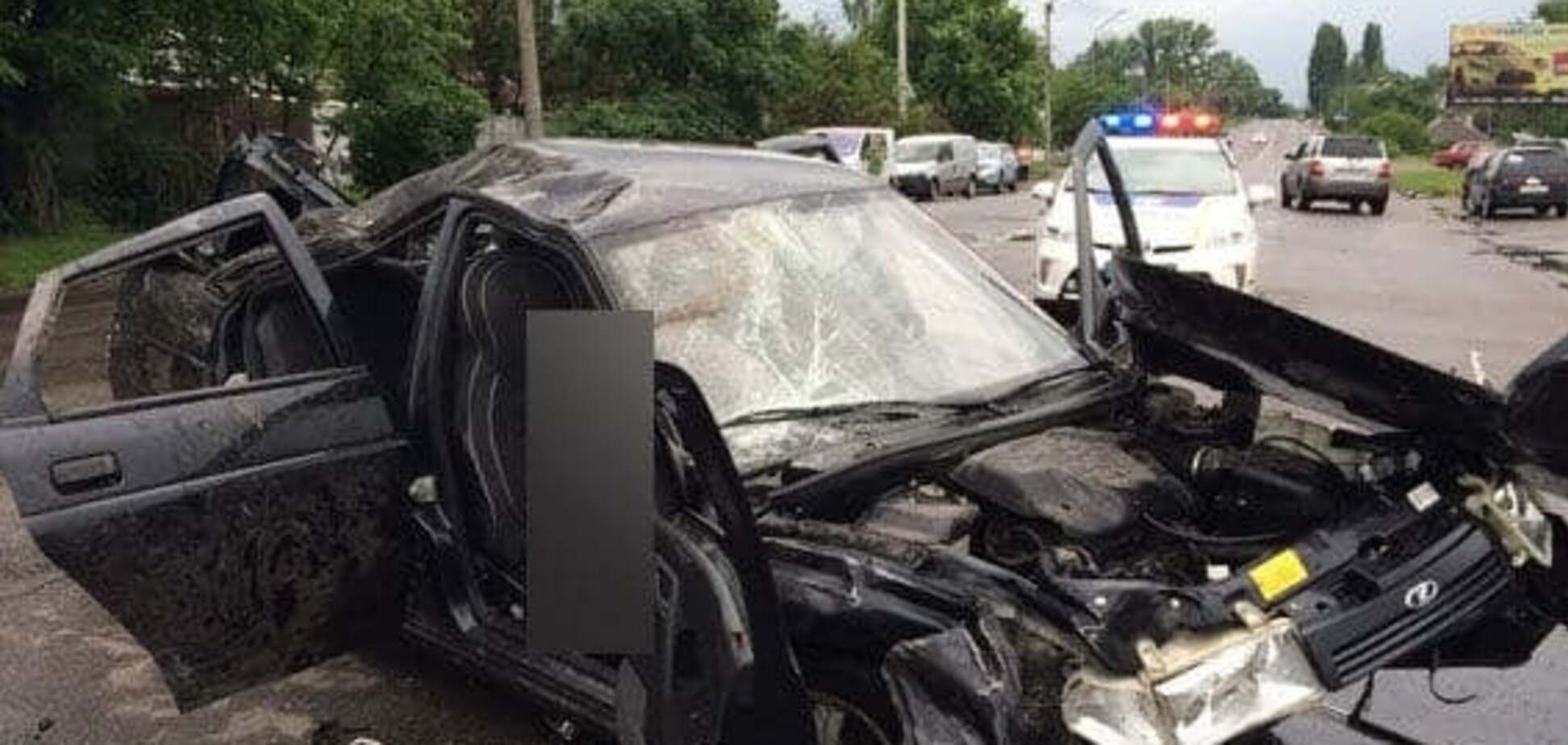 На Полтавщині сталася ДТП, внаслідок якого загинула одна людина та четверо госпіталізовано