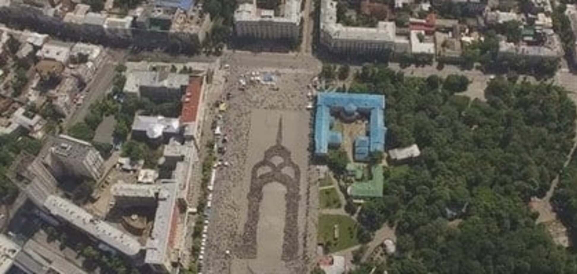 Харьковский Велодень с высоты птичьего полета