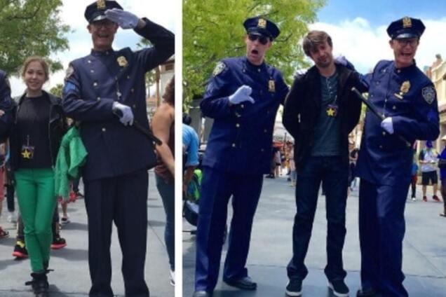 'Где справедливость?' Полиция 'арестовала' Шовковского: фотофакт