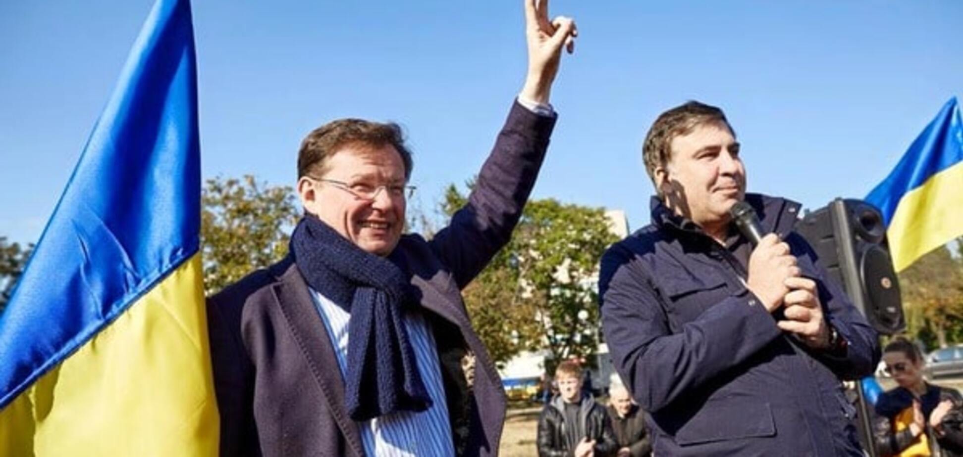 Саша Боровик и Михеил Саакашвили