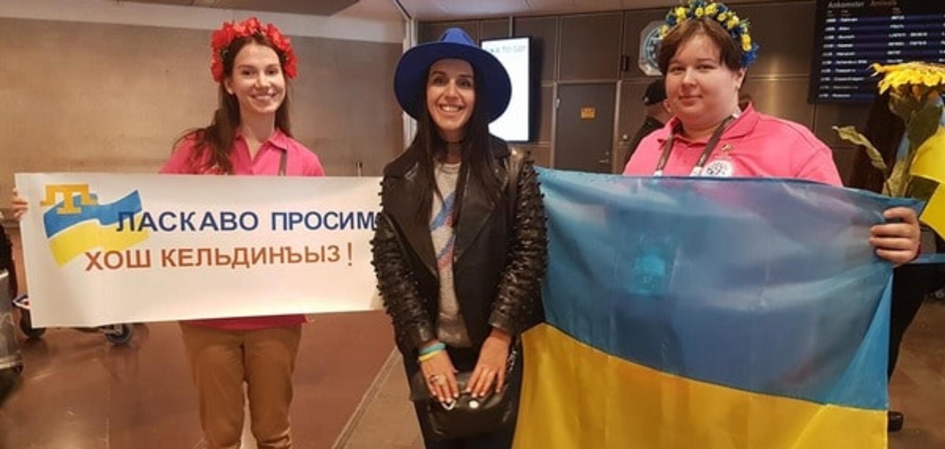 Джамала прилетела на Евровидение