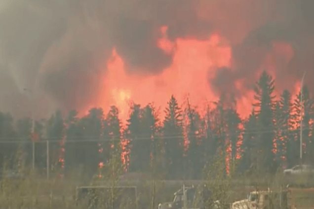 Пожар в Канаде