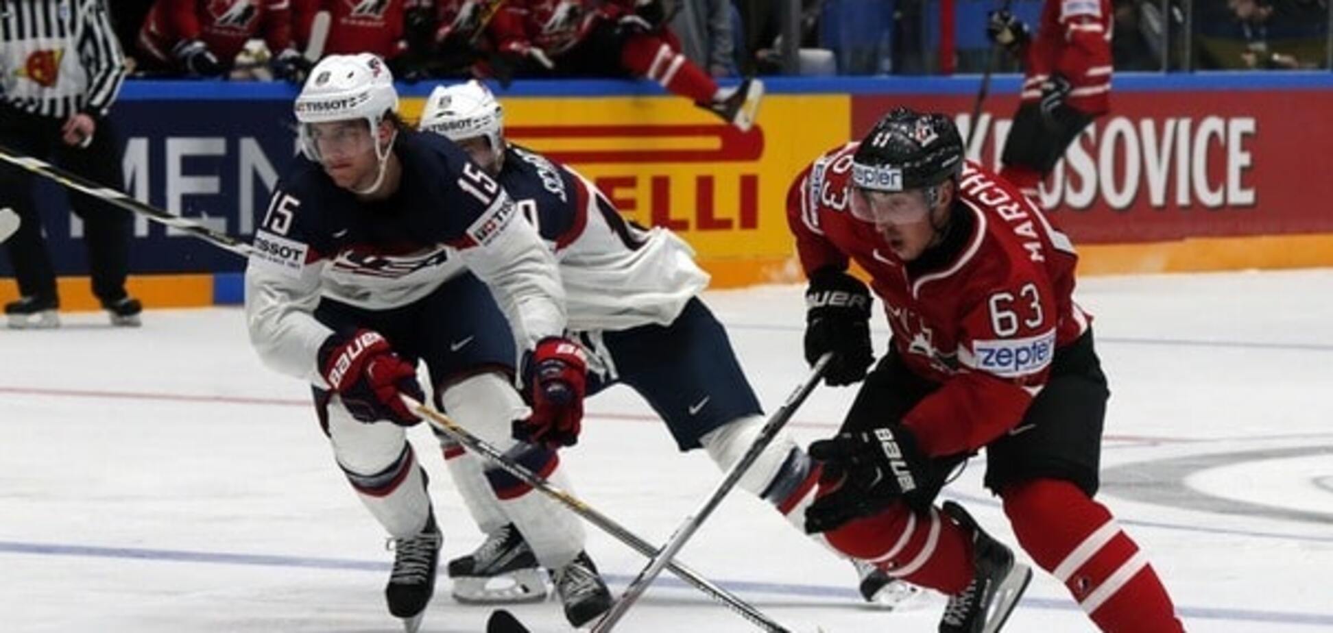 У Росії стартовий матч чемпіонату світу з хокею завершився розгромом США