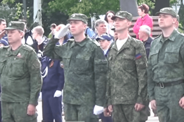 Парад в Донецке