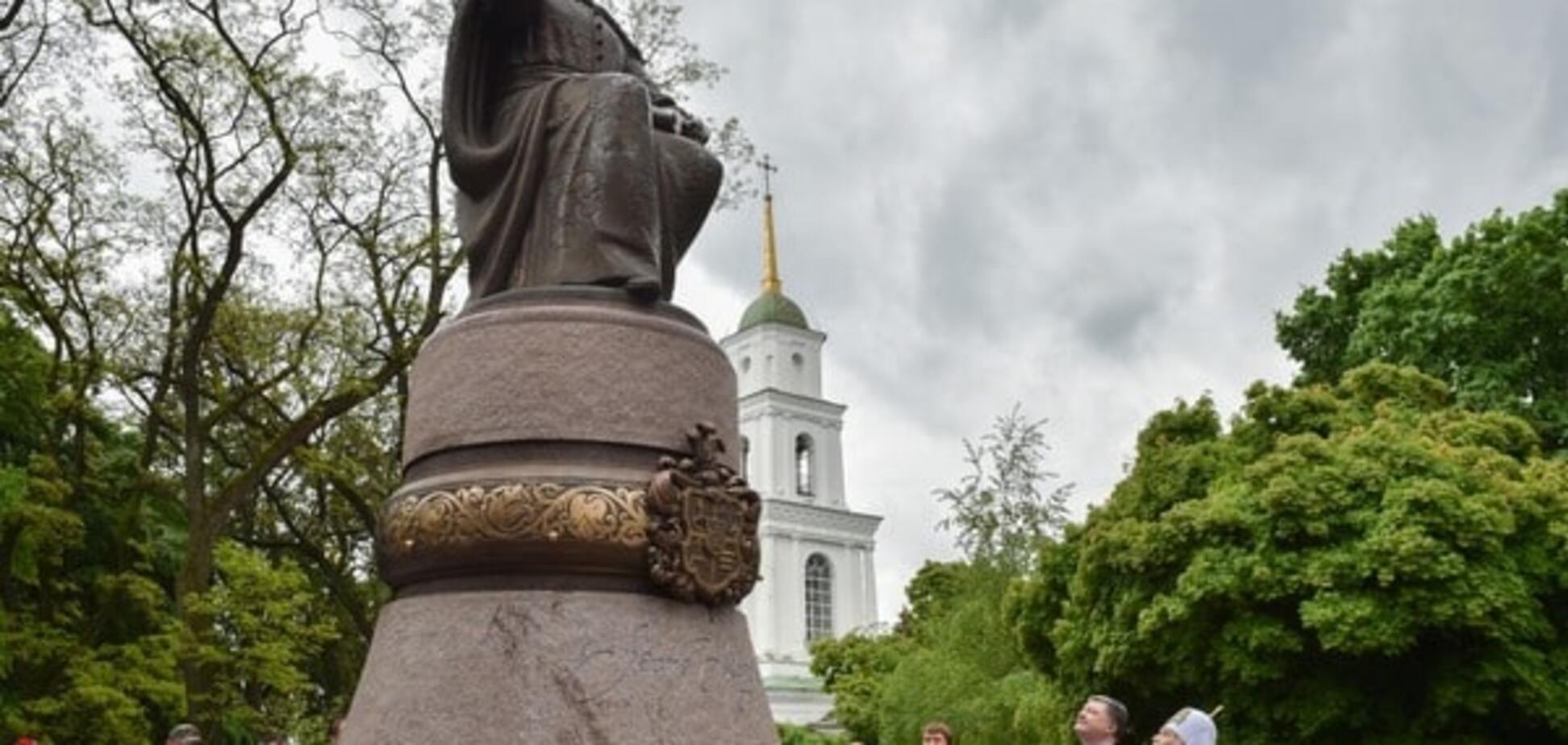 Петр Порошенко, Полтава, памятник, Иван Мазепа