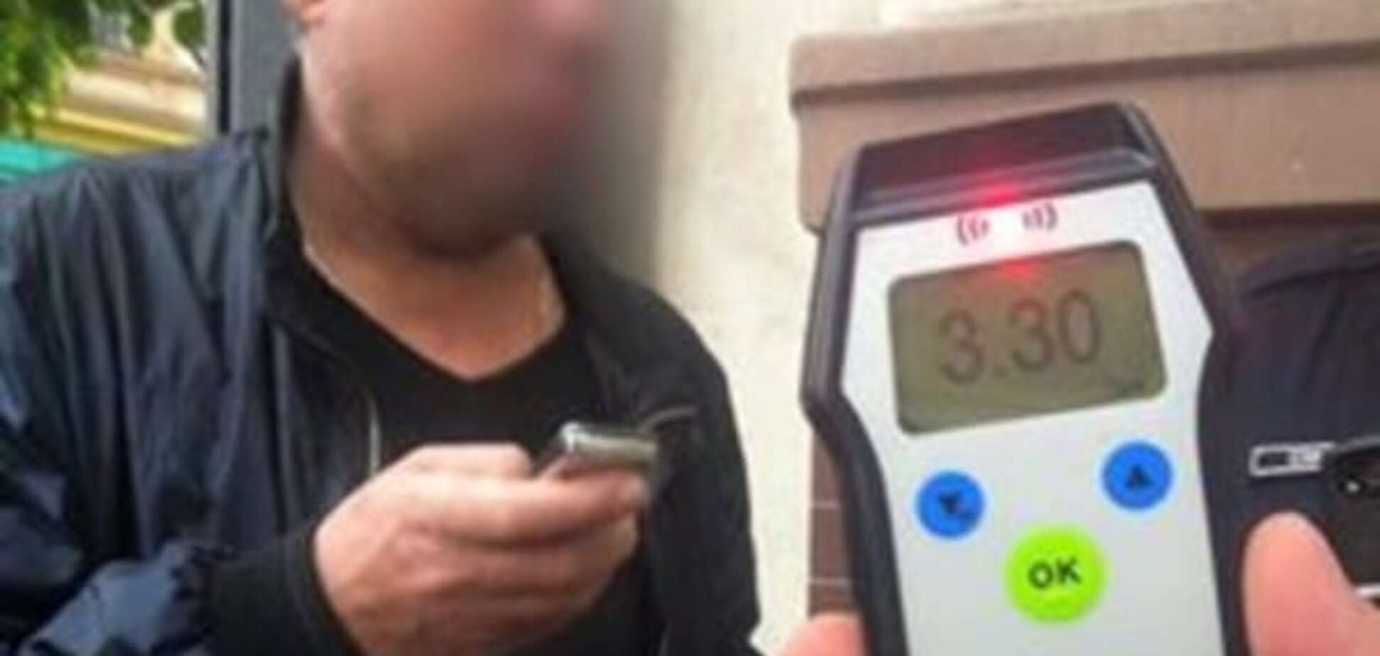 Задержание пьяного водителя в Черновцах