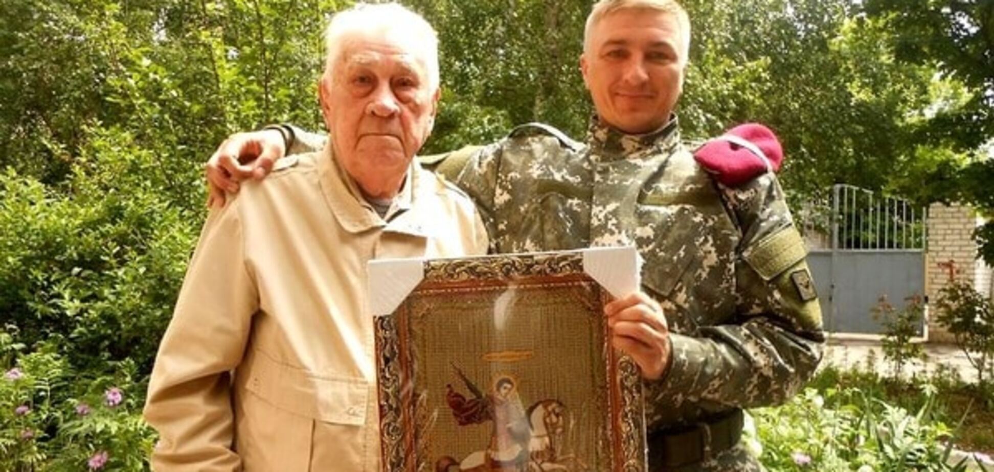 Две войны - два ветерана: сеть тронули истории героев Второй мировой и АТО на Донбассе